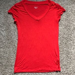 Merona Stretchy Orange V neck